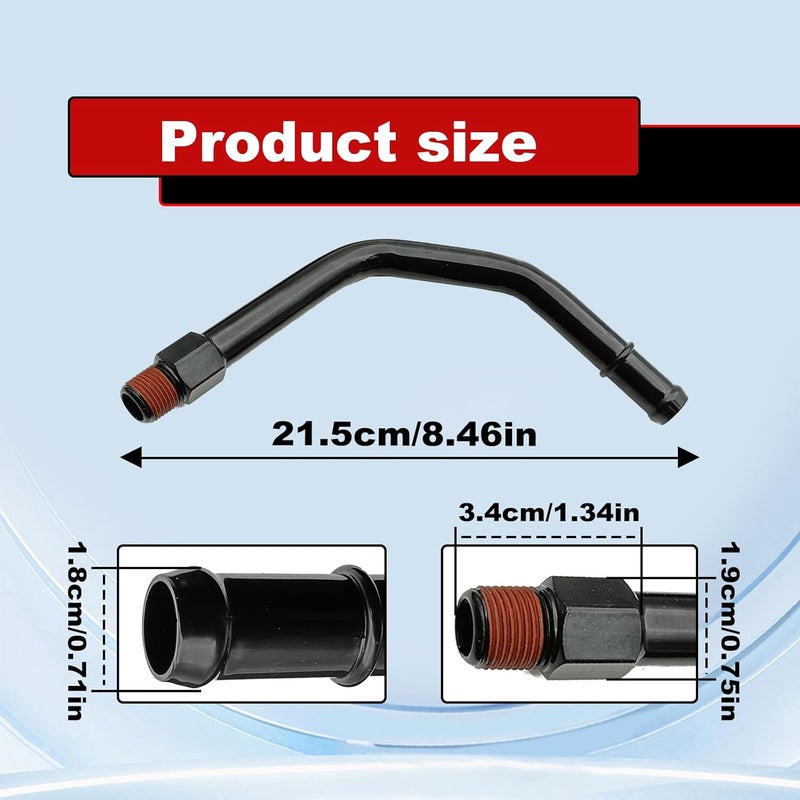 Pleoos Engine Water Pump Inlet Tube Compatible With Dodge & Jp Models-1991-1992 Comanche, 1991-2001 Cherokee, 1993-2004 Grand Cherokee, 1996-2002 Dakota, 1991-2006 Wrangler Replaces 53007978 - Image 5